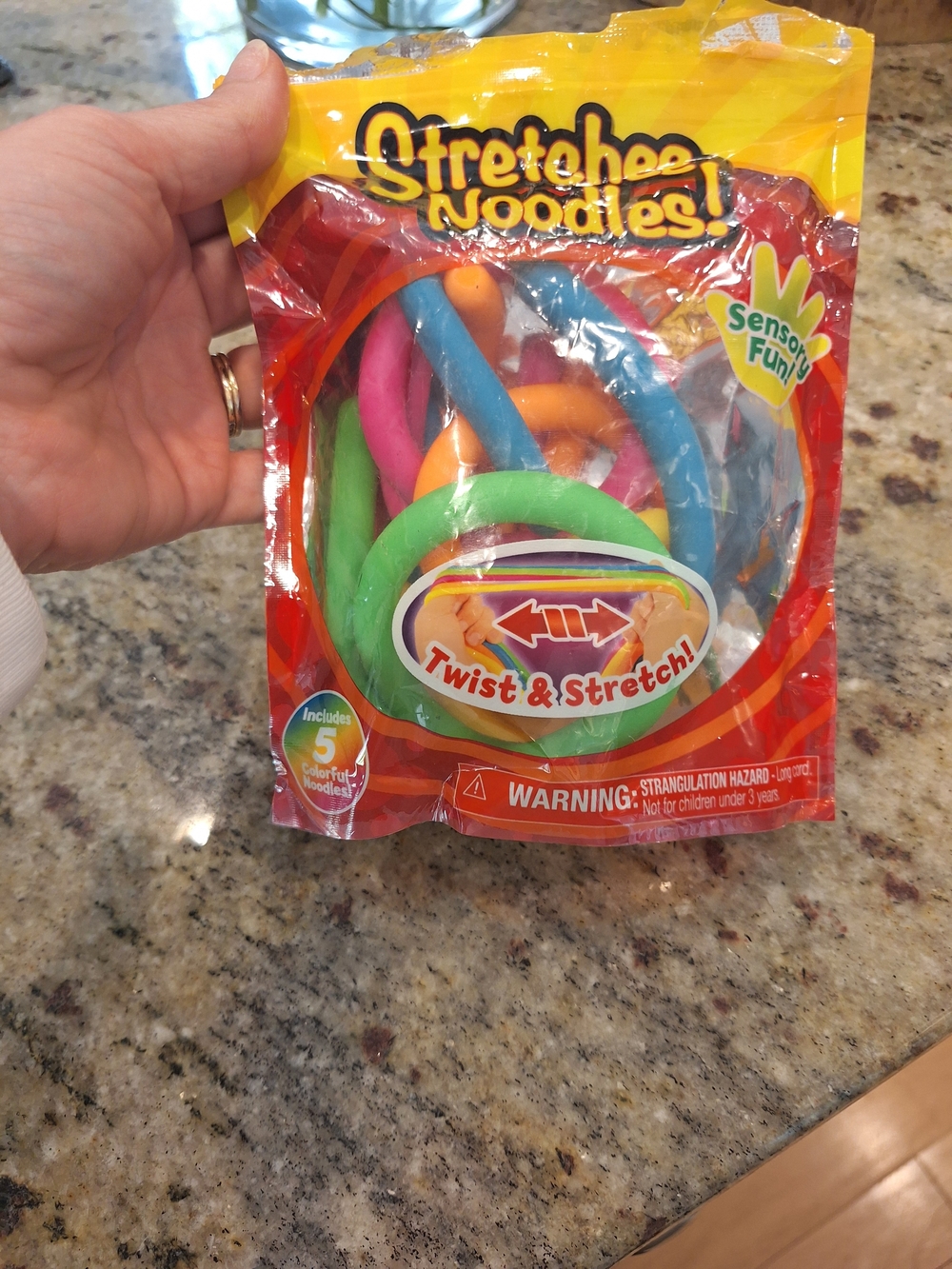 Stretchee Noodles! Twist & Stretch Sensory Toy - Multicolor
